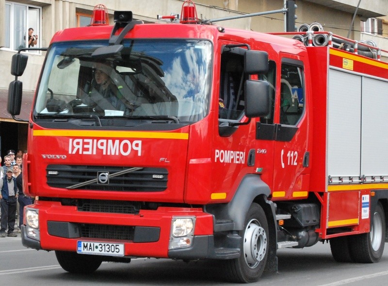 TULCEA. INCENDIU în apropierea unui SAIVAN DE ANIMALE