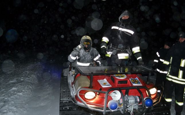 Misiune de salvare a 5 persoane blocate într-o mașină între Dunăreni și Aliman