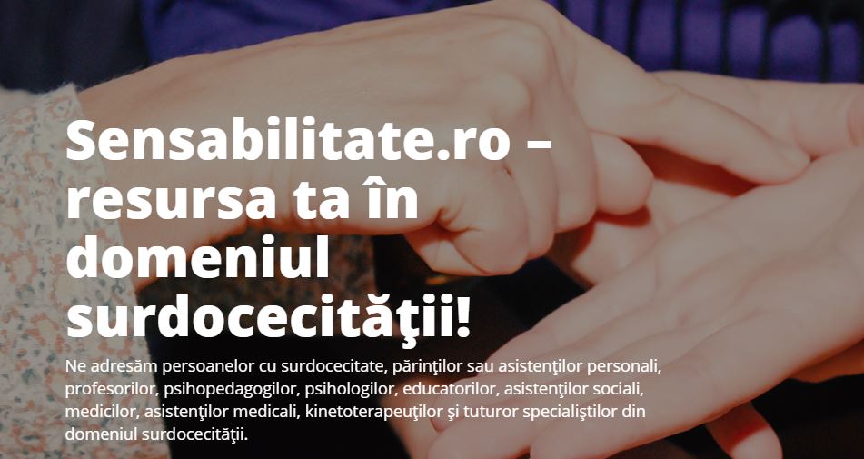 Platformă online pentru persoanele cu deficiențe de văz sau auz