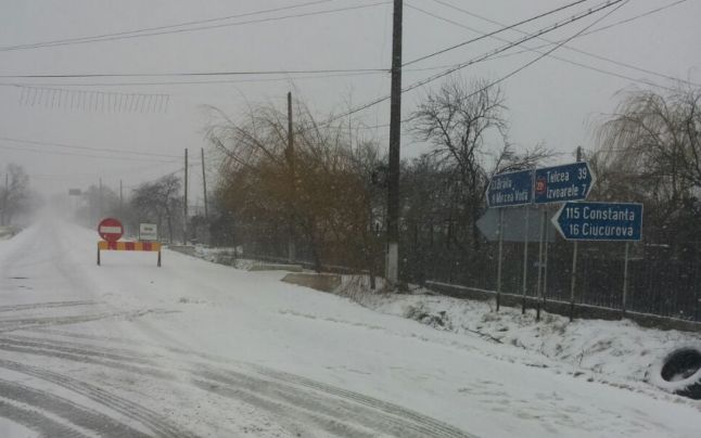 În TULCEA au fost redeschise şi câteva tronsoane de drumuri judeţene