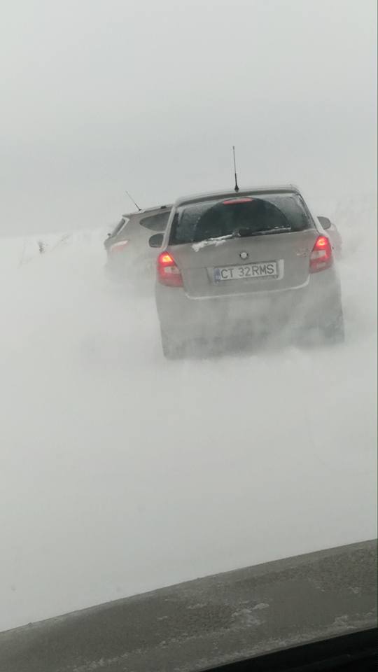 FOTO. Județul Constanța: Misiuni de recuperare a oamenilor blocați de viscol