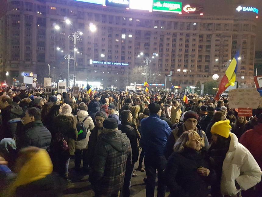 BUCUREȘTI: În Piaţa Victoriei este anunţat duminică „cel mai mare protest faţă de OUG”