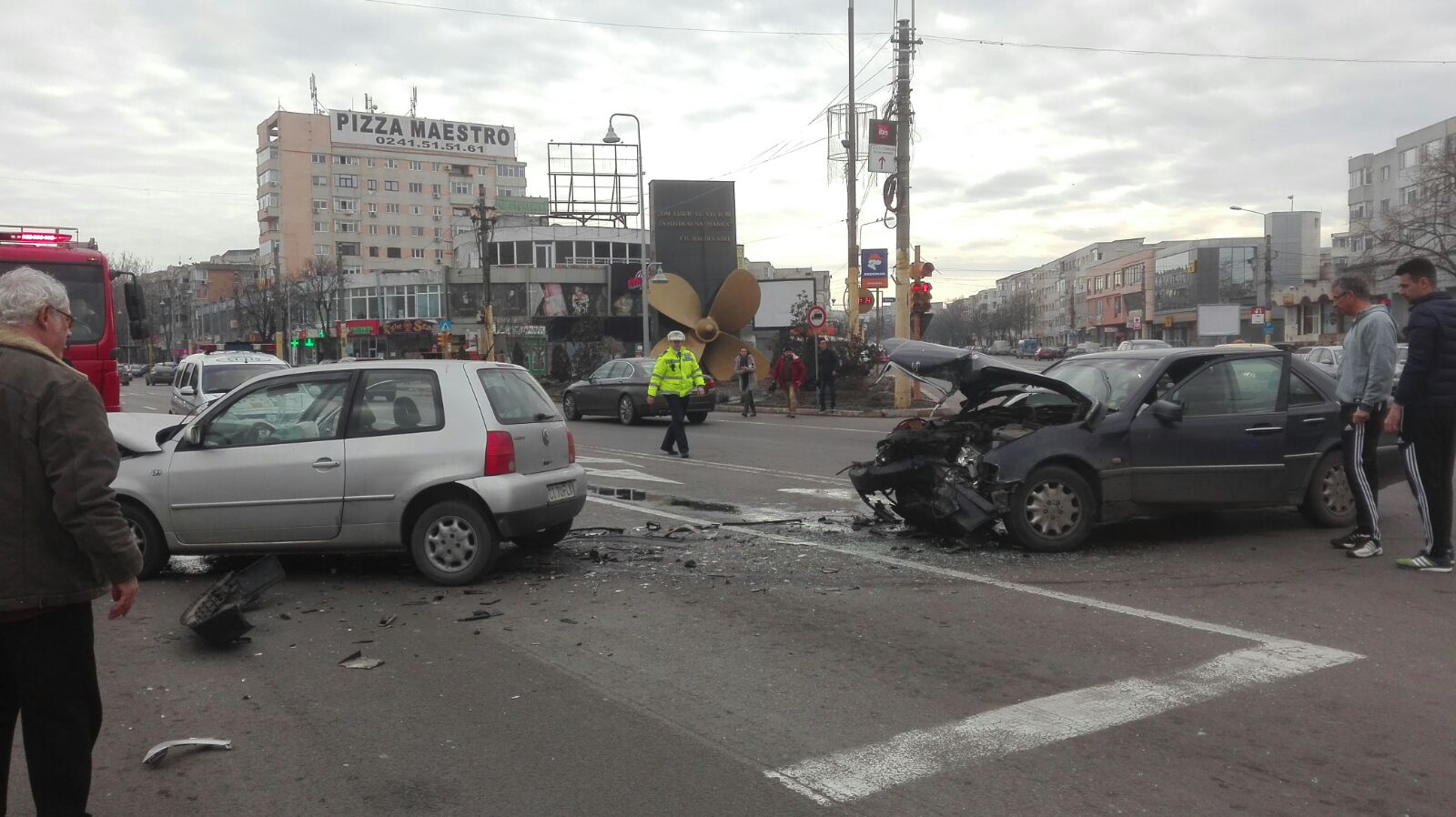 UPDATE – CONSTANȚA: Accident grav în zona Dacia