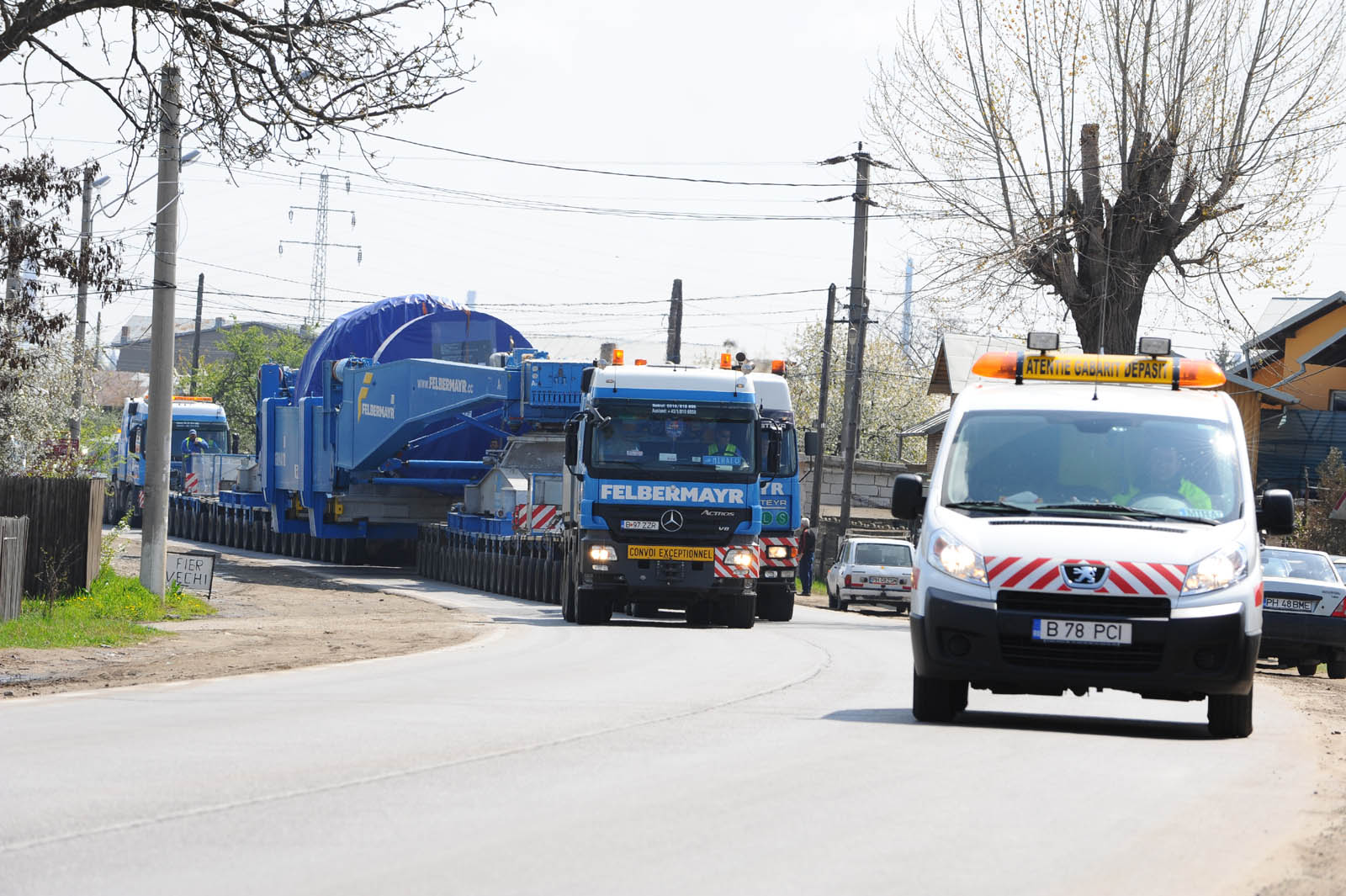 CONSTANȚA: Traficul rutier va fi perturbat de un transport agabaritic