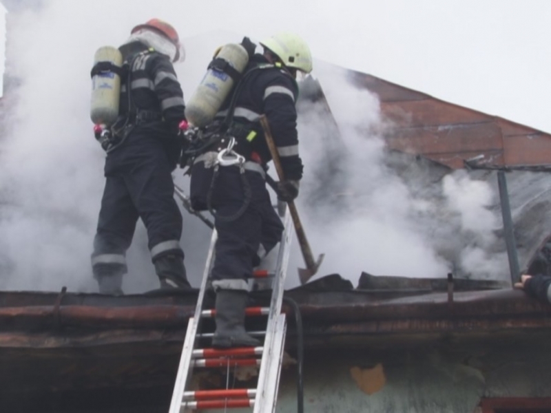 Incendiu la o casă din HÂRȘOVA