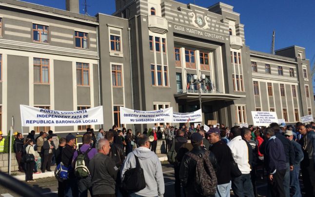 Sindicaliștii din portul CONSTANȚA amenință cu proteste în fața sediului Fondului Proprietatea