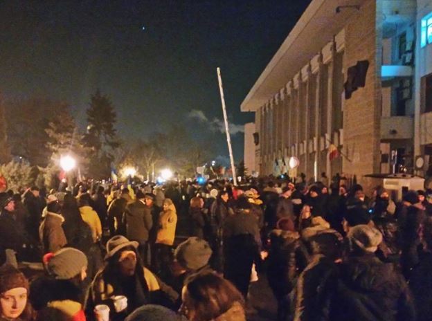 UPDATE – FOTO: O nouă seară de proteste la CONSTANȚA