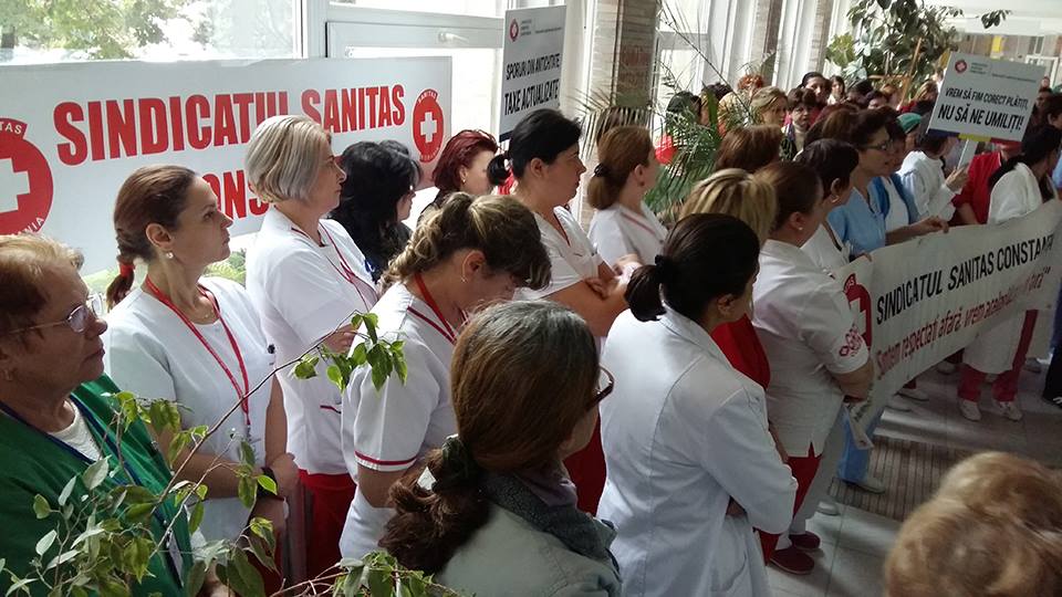 CONSTANȚA: Sanitas cere de urgență mărirea salariilor personalului din asistență socială și sănătate