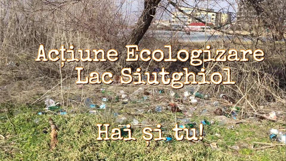 MAMAIA: Acțiune de ecologizare pe malul Lacului SIUTGHIOL