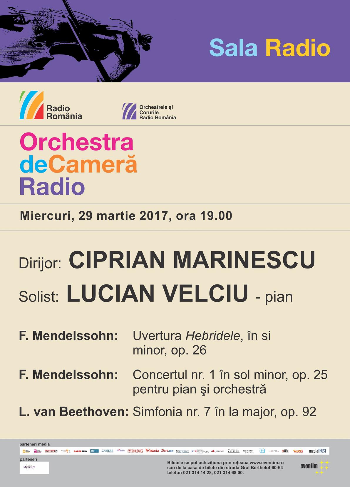 Ciprian Marinescu, la pupitrul Orchestrei de Cameră Radio