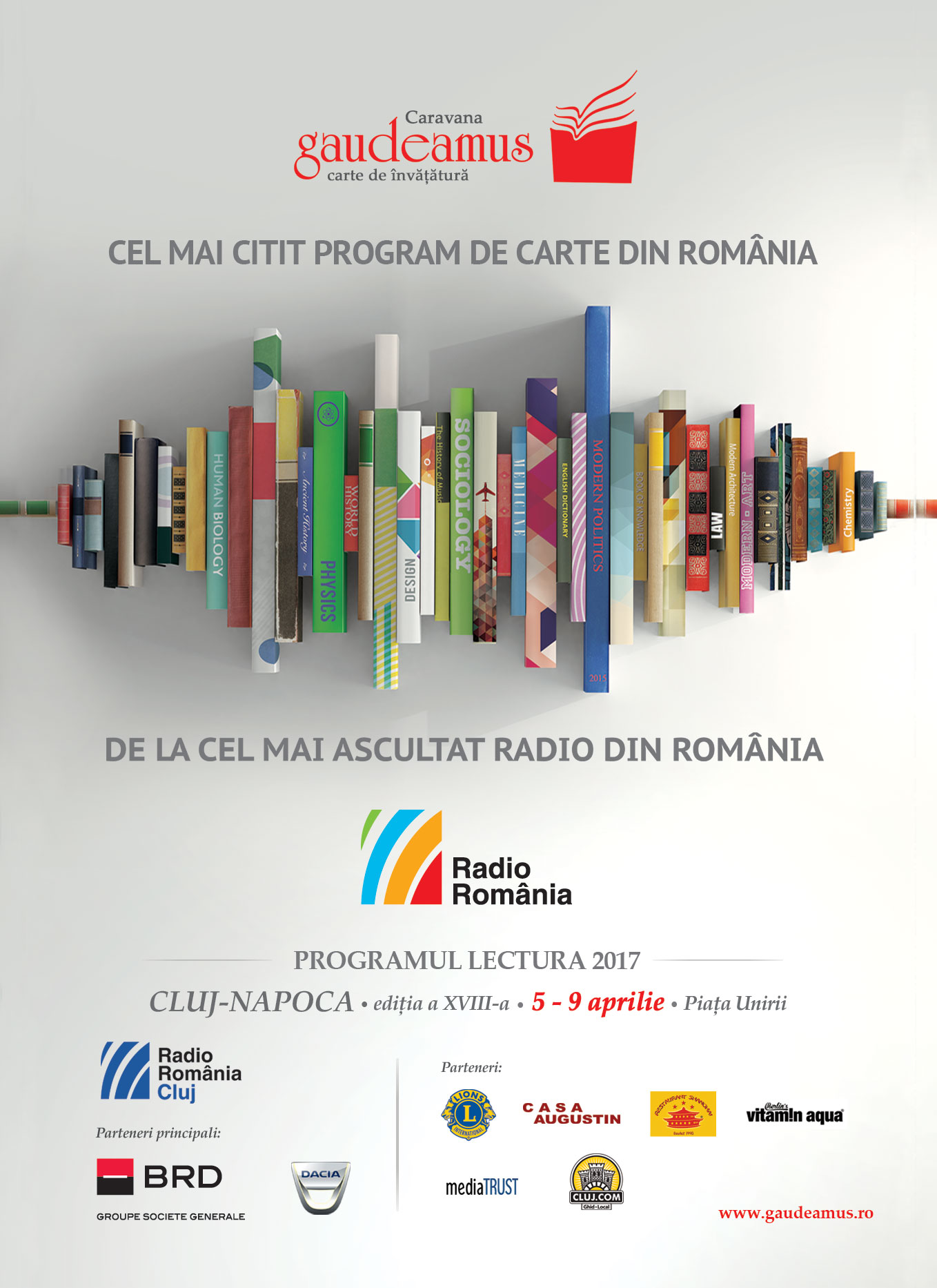 Gaudeamus Cluj-Napoca împlineşte 18 ani. Vă aşteptăm la majorat!