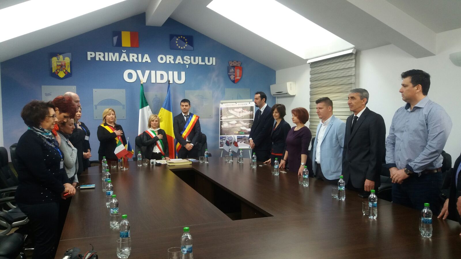 Orașul Ovidiu este înfrățit de astăzi cu orașul italian Sulmona