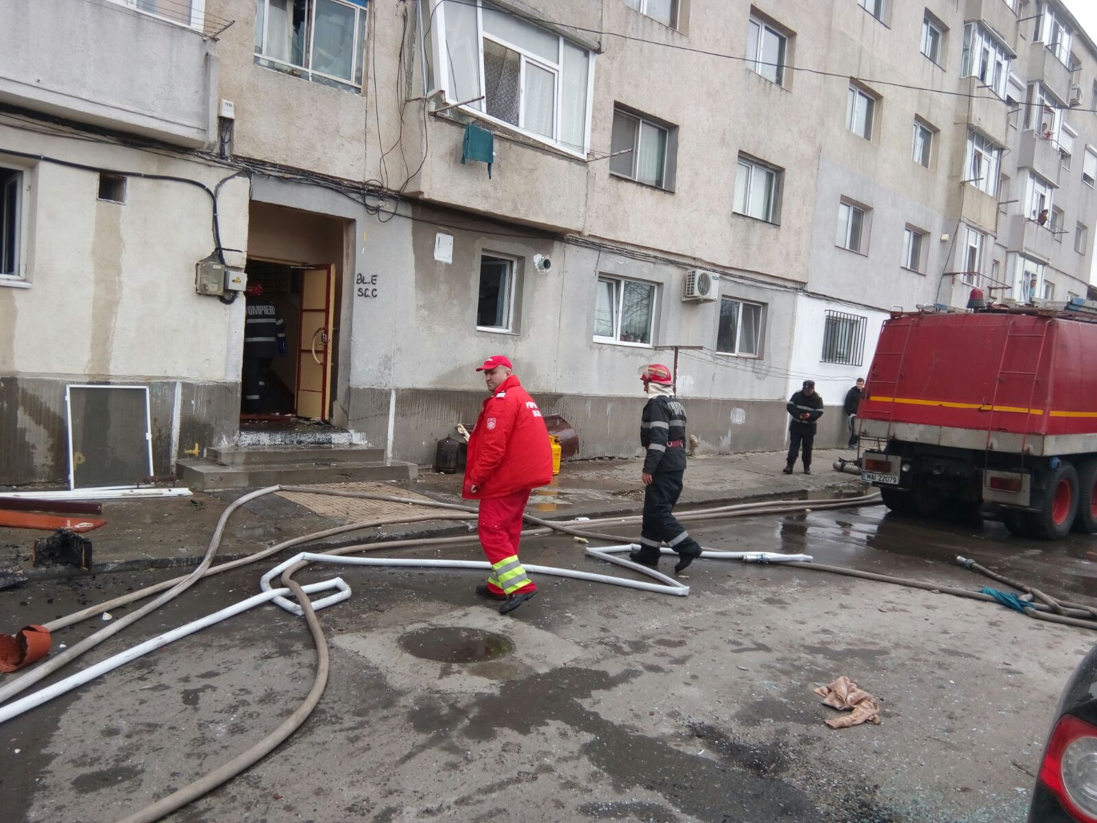 CONSTANȚA/FOTO: Explozia unei butelii a făcut o victimă (update)
