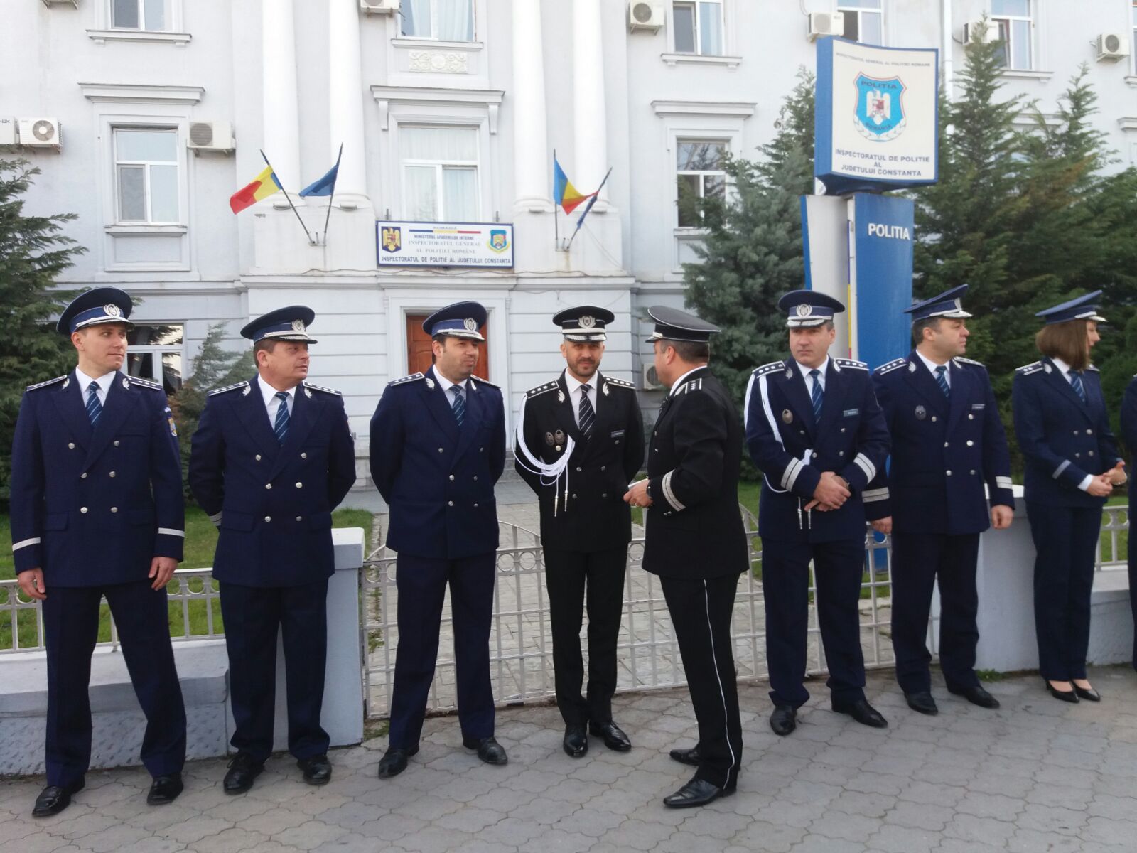 CONSTANȚA/FOTO: Polițiștii își comemorează colegii căzuți la datorie