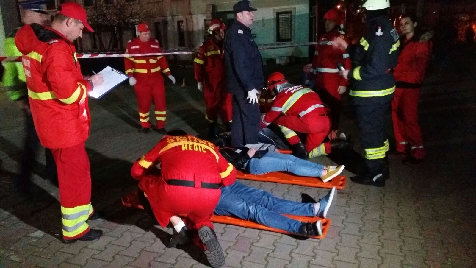 CONSTANȚA/FOTO: Planul ROȘU de intervenție activat în gară. Simulare ISU