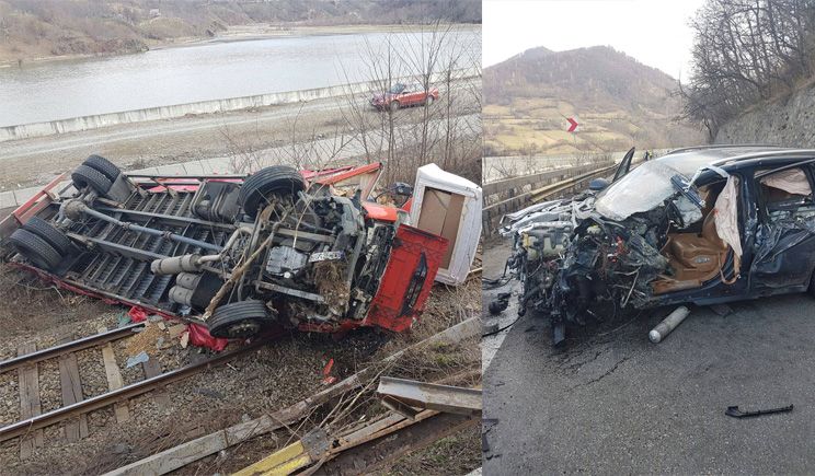 VIDEO: Soțul Alinei Gorghiu, implicat în accidentul rutier grav de pe Valea Oltului