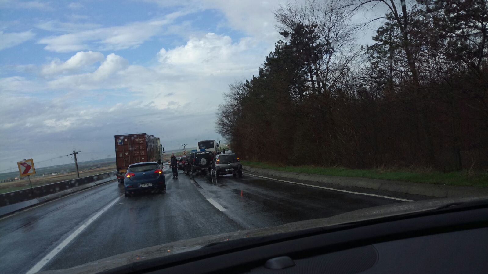 Accident pe DN22C, în apropiere de Medgidia