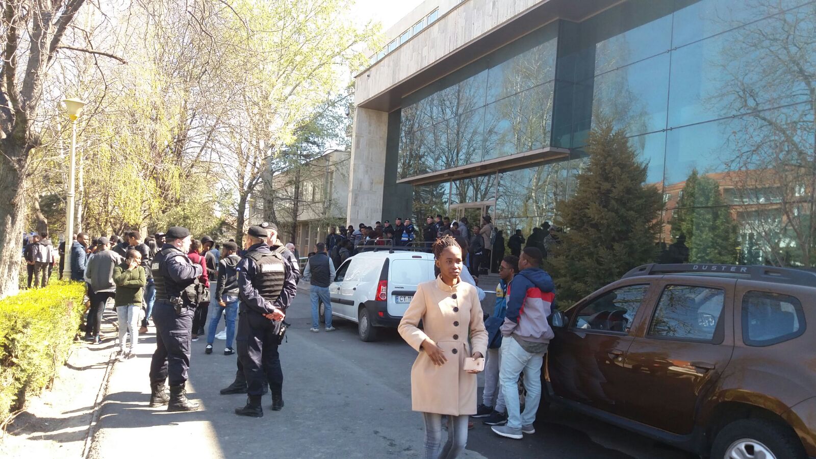 Protest ÎN STRADĂ al studenților nigerieni de la UMC