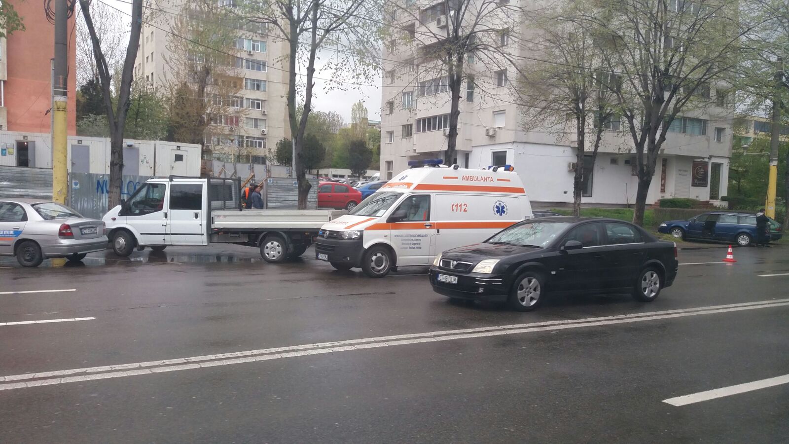 CONSTANȚA: Accident rutier pe bulevardul Alexandru Lăpuşneanu