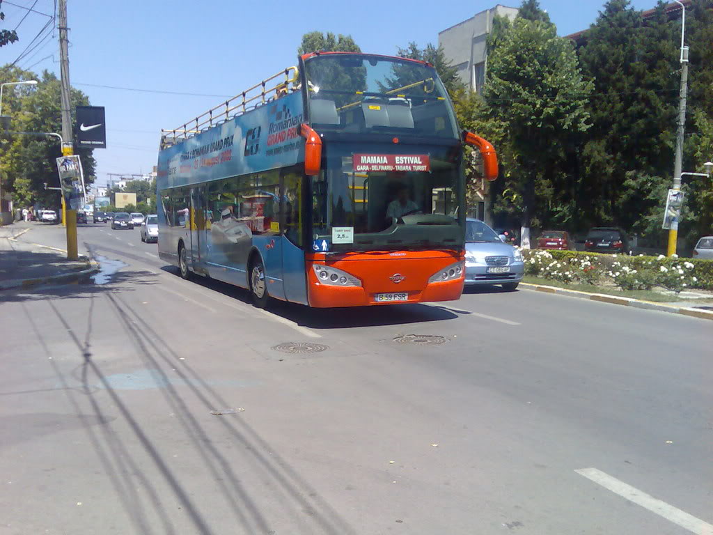 CONSTANȚA: În minivacanța de 1 Mai vor circula autobuzele etajate
