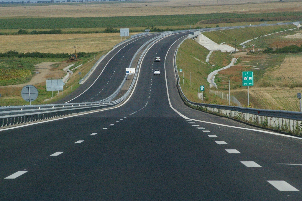 UPDATE: Bandă blocată pe autostrada A1, pe sensul București-Pitești, din cauza unui accident