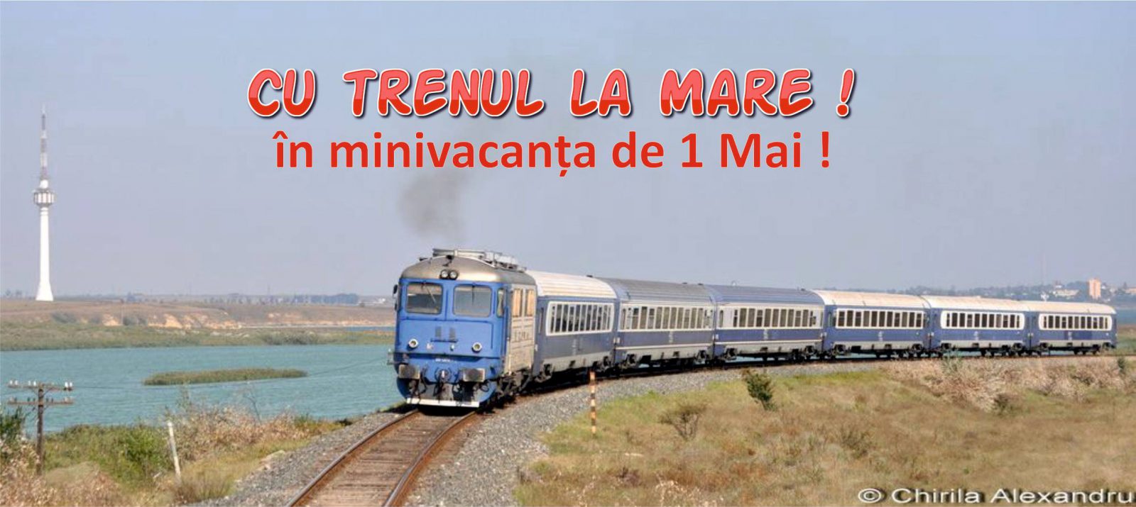 ORAR: Trenuri suplimentare spre litoral în minivacanța de 1 Mai