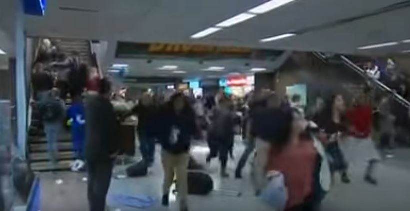 VIDEO: PANICĂ la o stație de metrou din New York. Oamenii s-au călcat în picioare
