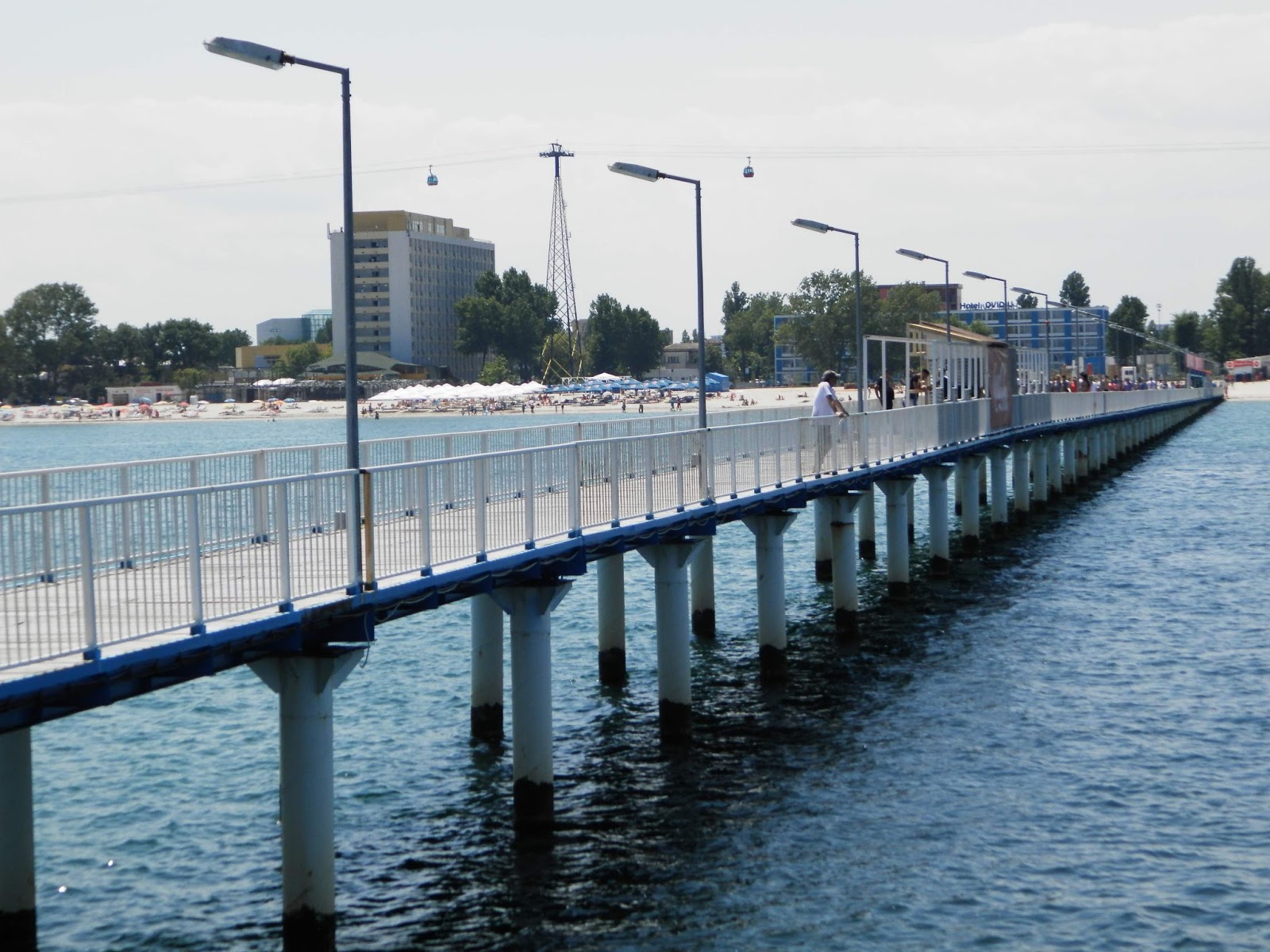 Pasarela din Mamaia intră în reparații