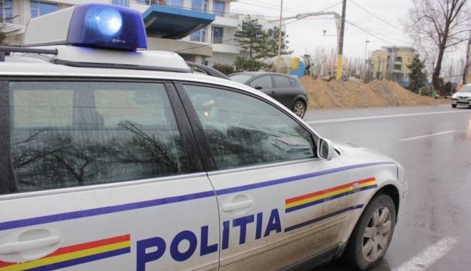 CONSTANŢA: „Bizonul” care a lovit o maşină de poliţie este recidivist şi a fost REŢINUT!