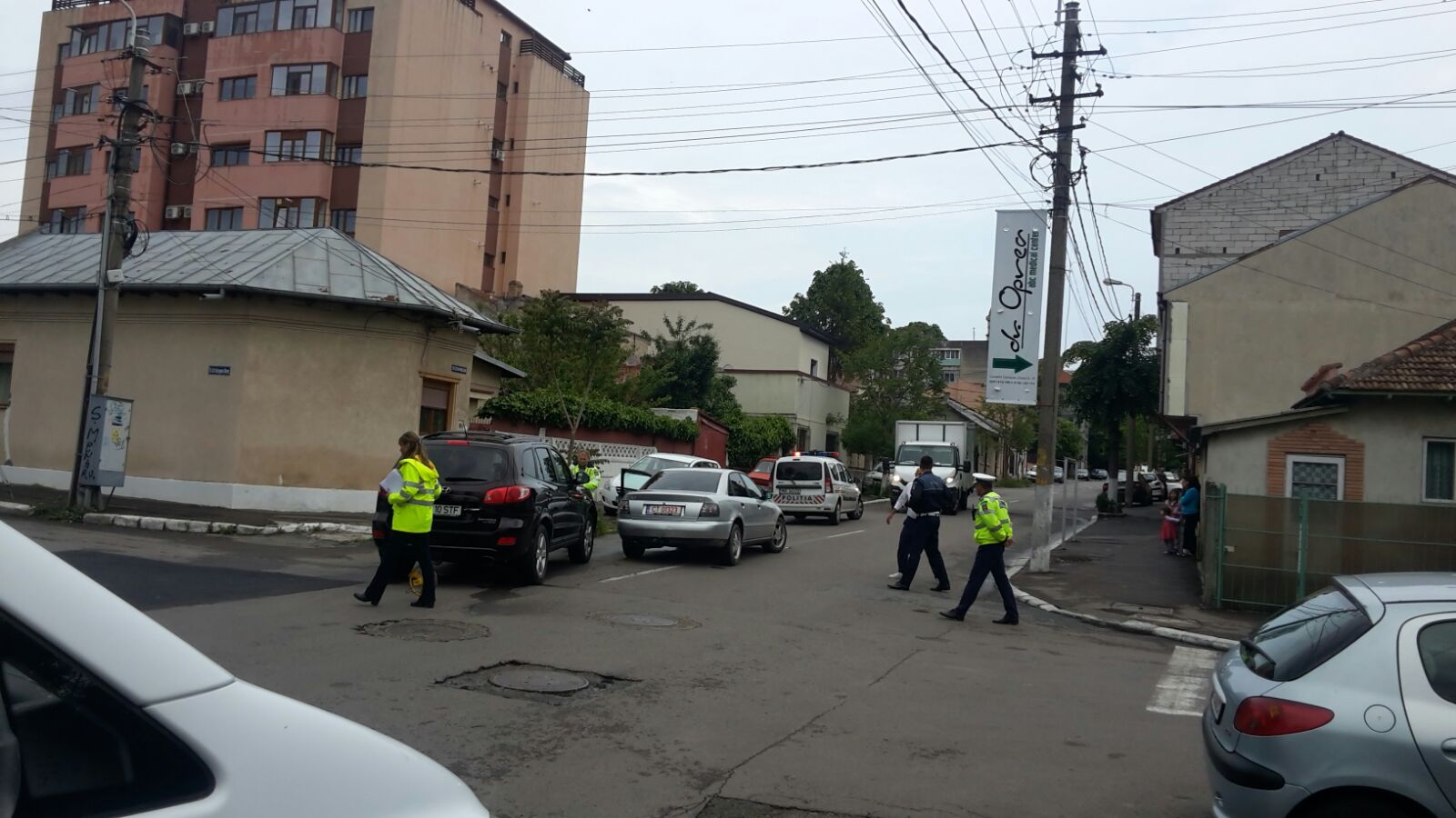 FOTO/Fetiță rănită în accident rutier, în zona centrală a CONSTANȚEI