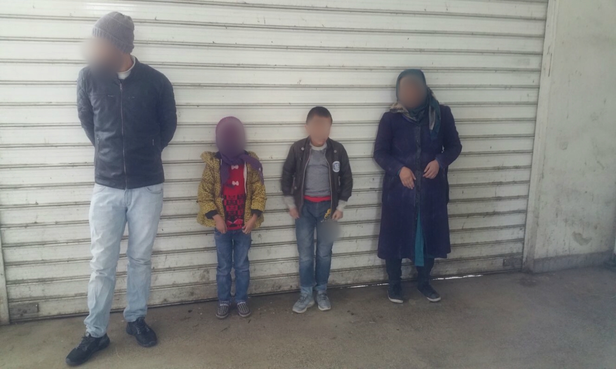 Vama Negru Vodă. Patru afgani și un turc încercau să intre ilegal în România