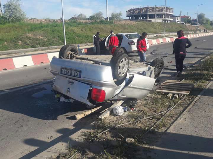 CONSTANȚA/FOTO: Accident rutier grav. Două persoane ÎNCARCERATE – update