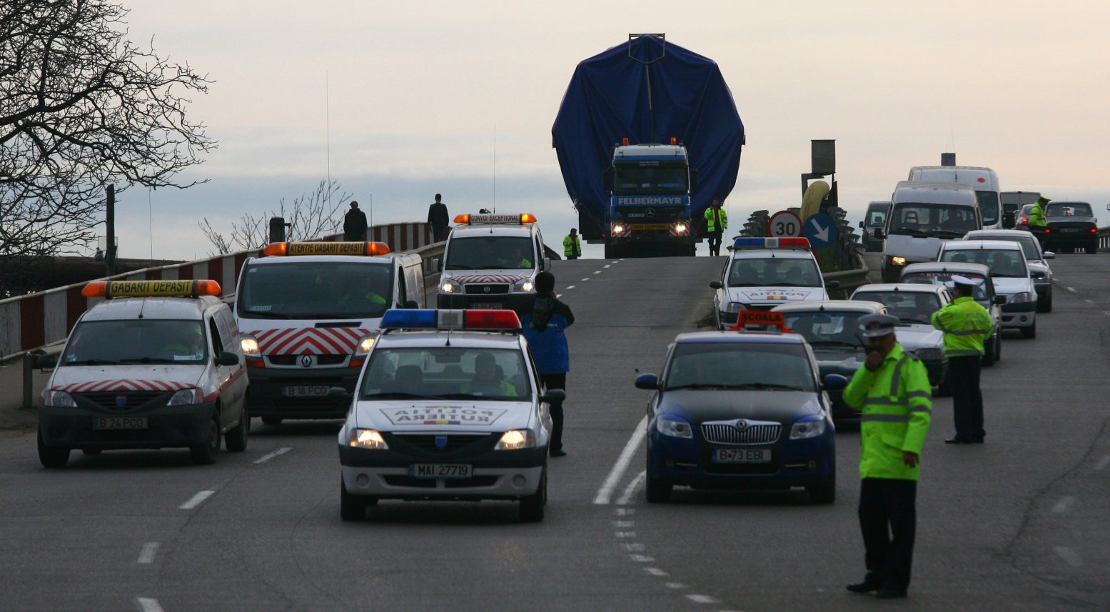 Transport agabaritic pe ruta Borș-Constanța