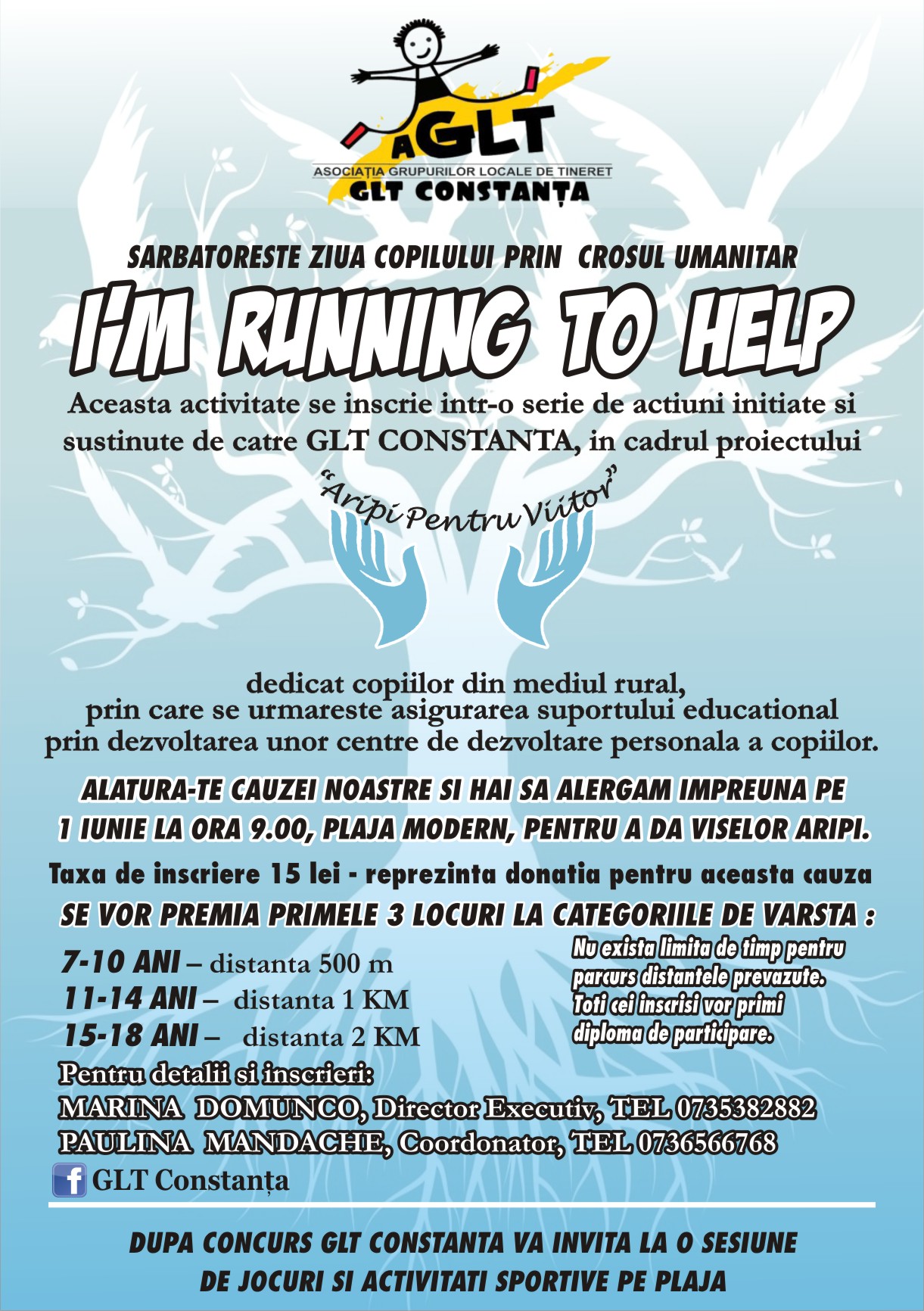 Proiect umanitar la CONSTANȚA: I’m running to help