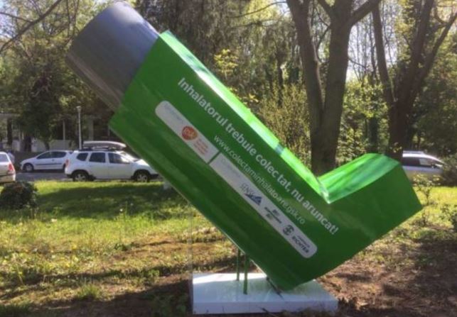 Centre de colectare a inhalatoarelor goale în Constanţa, Tulcea, Mangalia şi Măcin