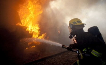 UPDATE/Alertă la ISU Delta: Casă în flăcări