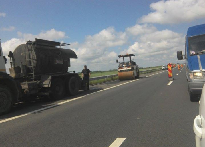 Atenţie, şoferi! Reîncep lucrările de reparații pe A2