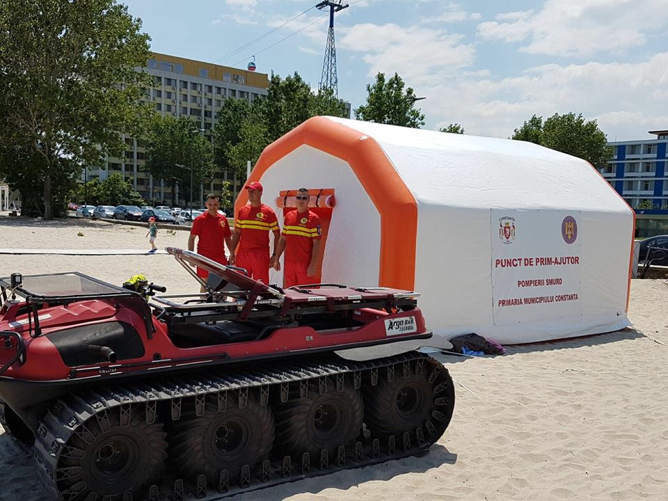 LITORAL: Punctele de prim-ajutor ale pompierilor au devenit operaționale în șase dintre stațiuni