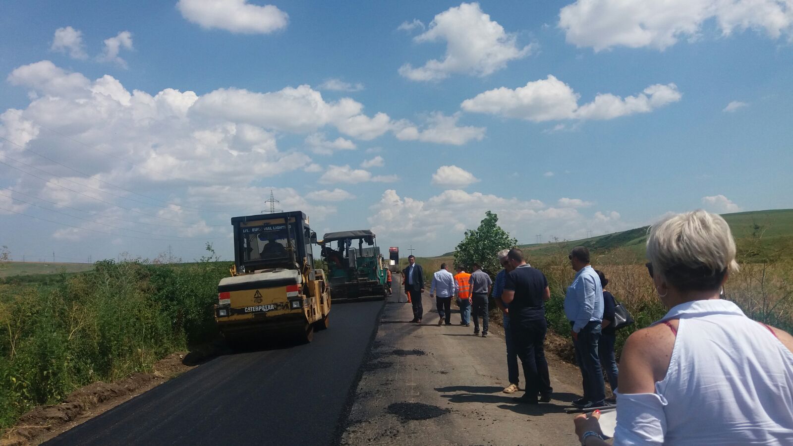 FOTO / CONSTANȚA. Inspecție pe șantierele de pe două drumuri județene