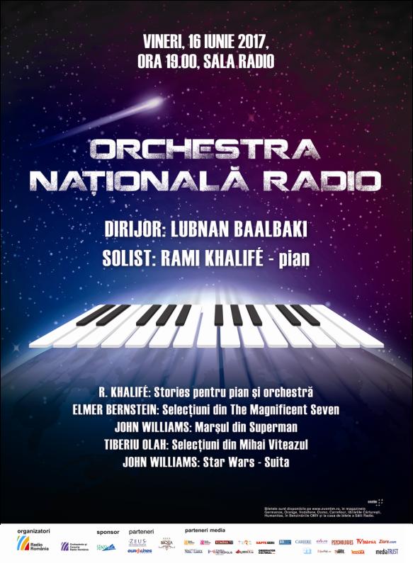 Muzică de film cu Orchestra Naţională Radio