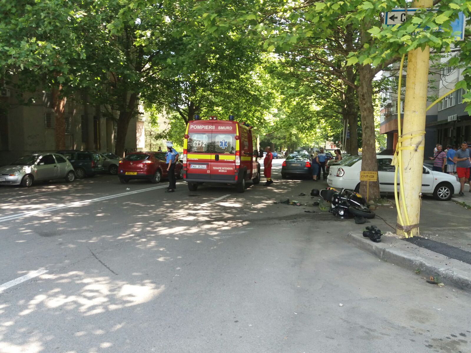 CONSTANȚA: Motociclist accidentat în trafic – update