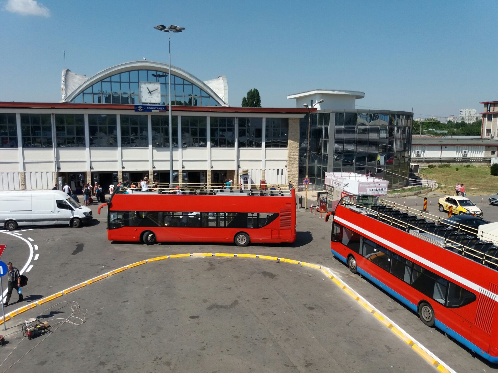 CONSTANȚA/VIDEO: Trama stradală din zona gării a fost reamenajată