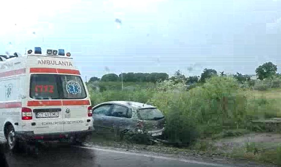 VIDEO/FOTO: Accident rutier între CONSTANȚA și OVIDIU 