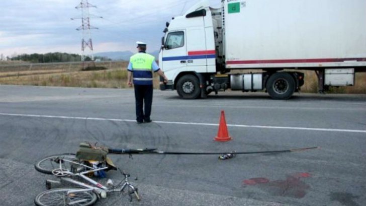 Copil accidentat de TIR la Techirghiol