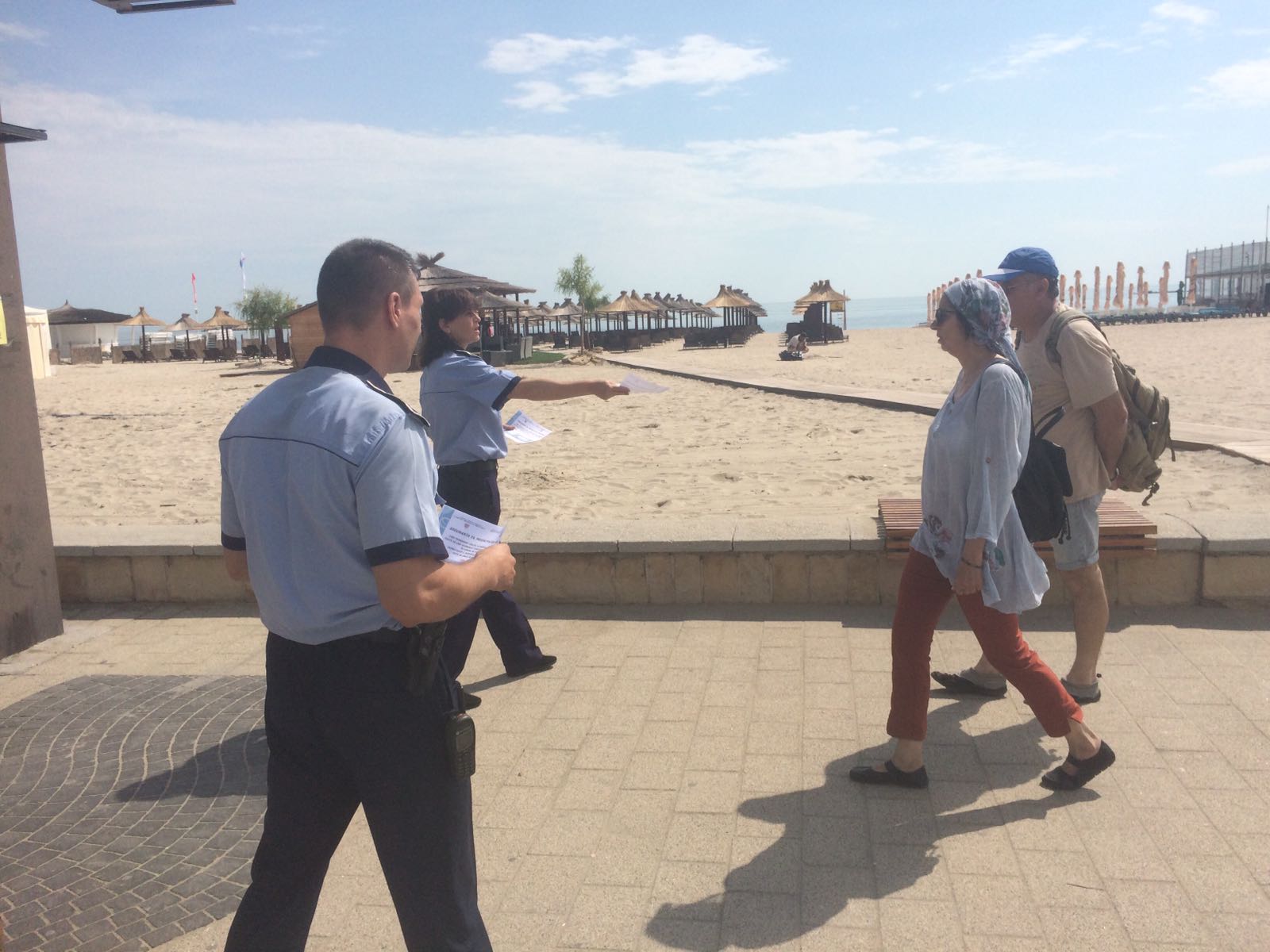 FOTO – Campanie de prevenire a polițiștilor și jandarmilor pe litoral