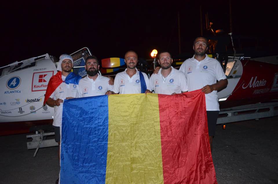 Românii de la Atlantic 4 au stabilit un nou record de viteză la traversarea Mării Negre cu o ambarcațiune cu vâsle