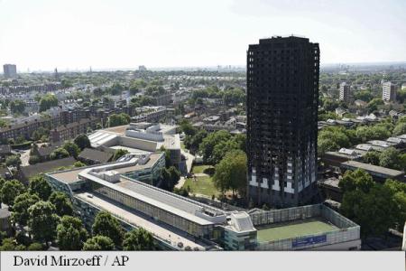 Circulația metroului din LONDRA, afectată de incendiul de la Grenfell Tower