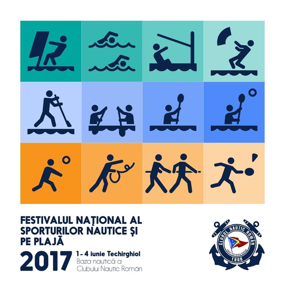 TECHIRGHIOL. A doua ediţie a Festivalului Naţional al Sporturilor Nautice şi pe Plajă a debutat de Ziua Copilului
