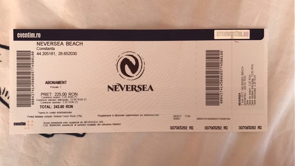 NEVERSEA| O constănțeancă a plătit 240 de de lei pentru un bilet FALS de acces la festival