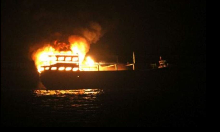 AUSTRIA: O navă de croazieră a luat FOC pe DUNĂRE. Sute de pasageri, EVACUAȚI
